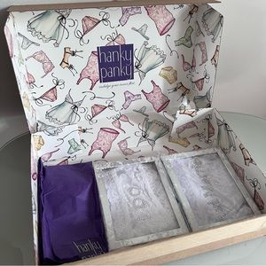 HANKY PANKY Lace Bridal Bundle, XS - NEW